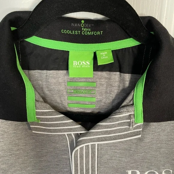 Hugo Boss Striped Polo - Picture 4 of 6